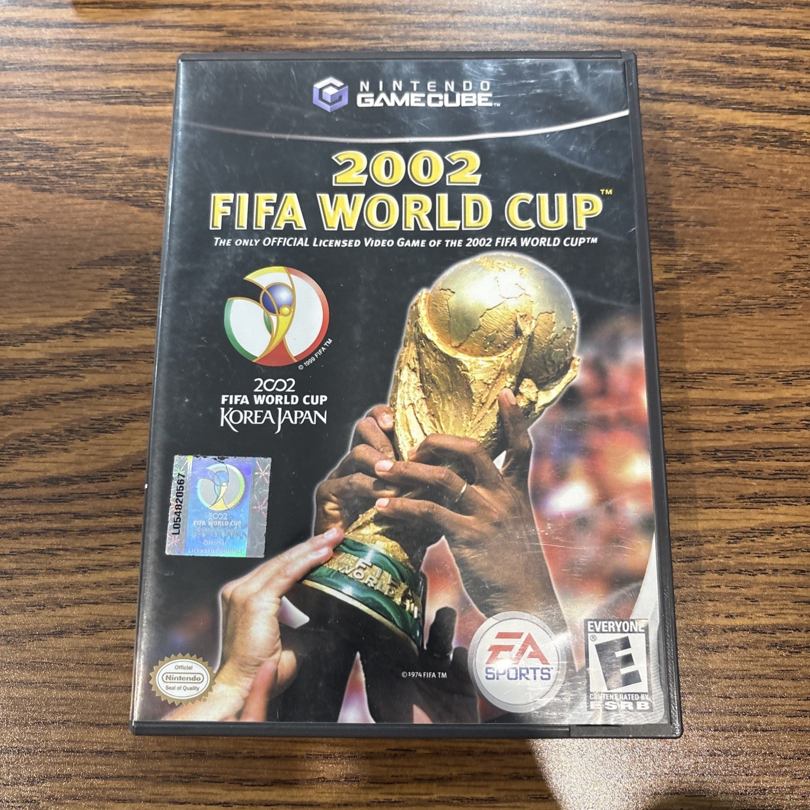 2002 FIFA World Cup GameCube case
