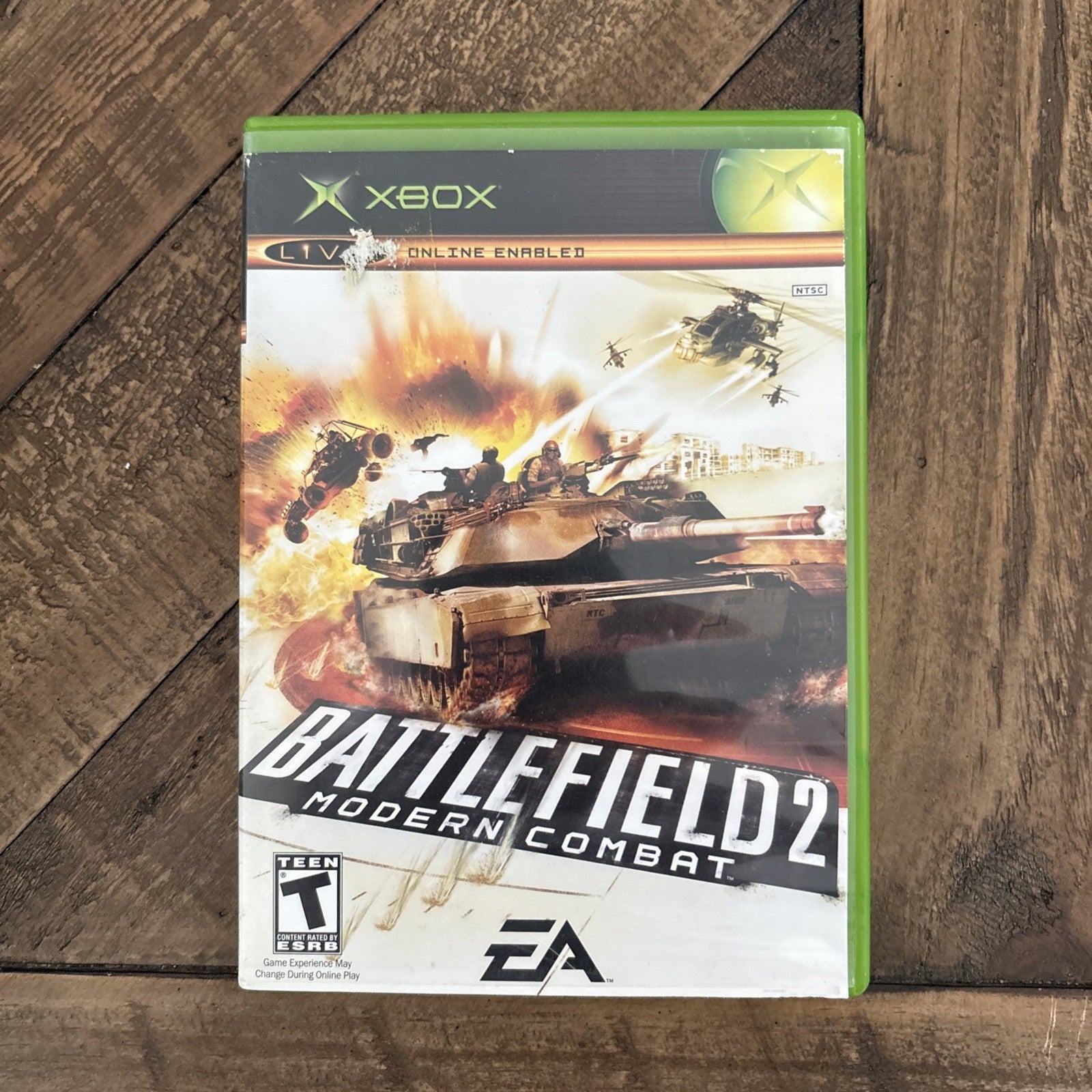 Battlefield 2: Modern Combat Xbox game case