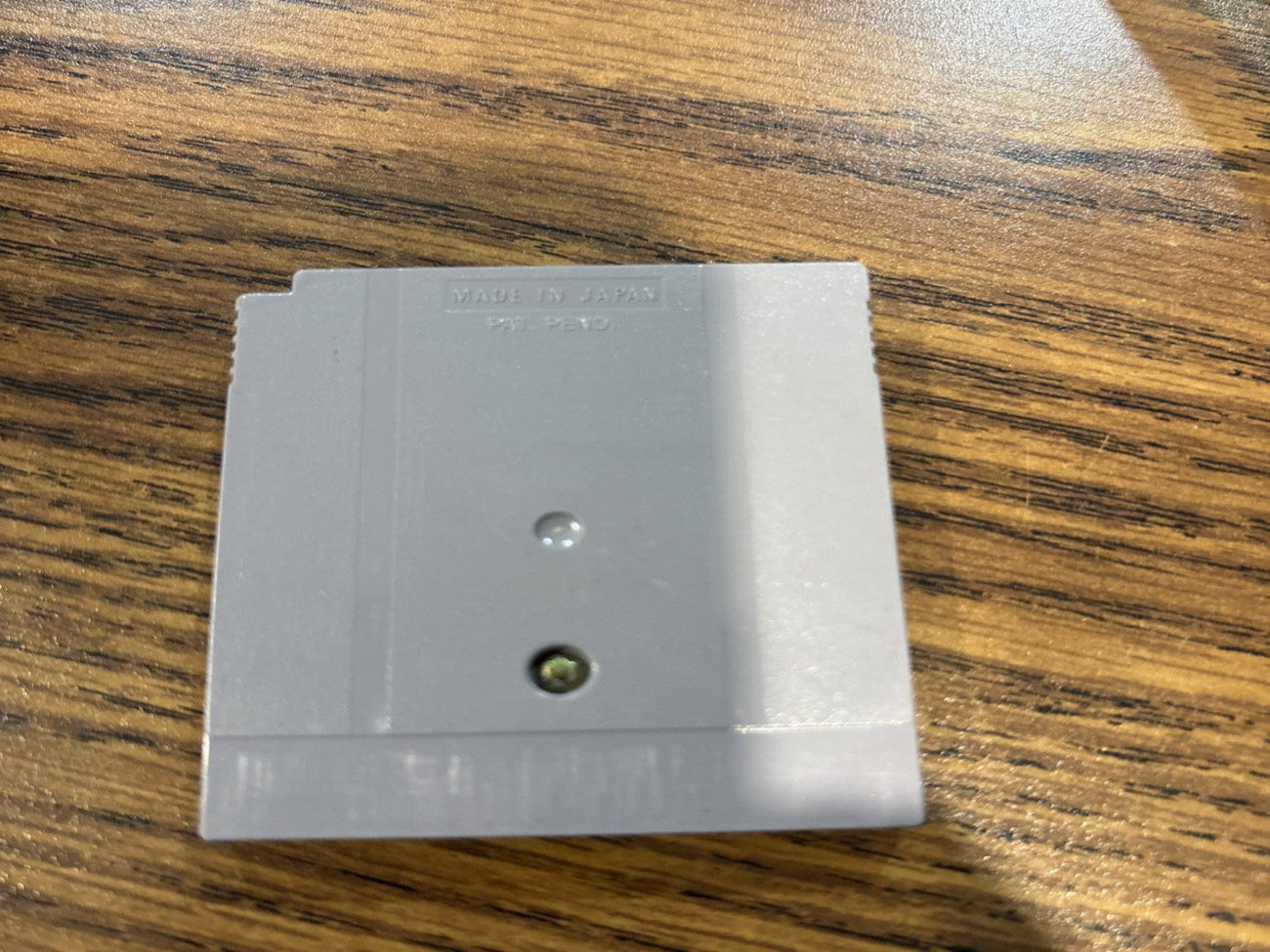 Back of Bugs Bunny Crazy Castle Game Boy game cartridge