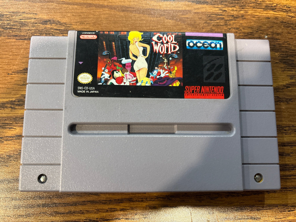 Super Nintendo Entertainment System game cartridge of Cool World