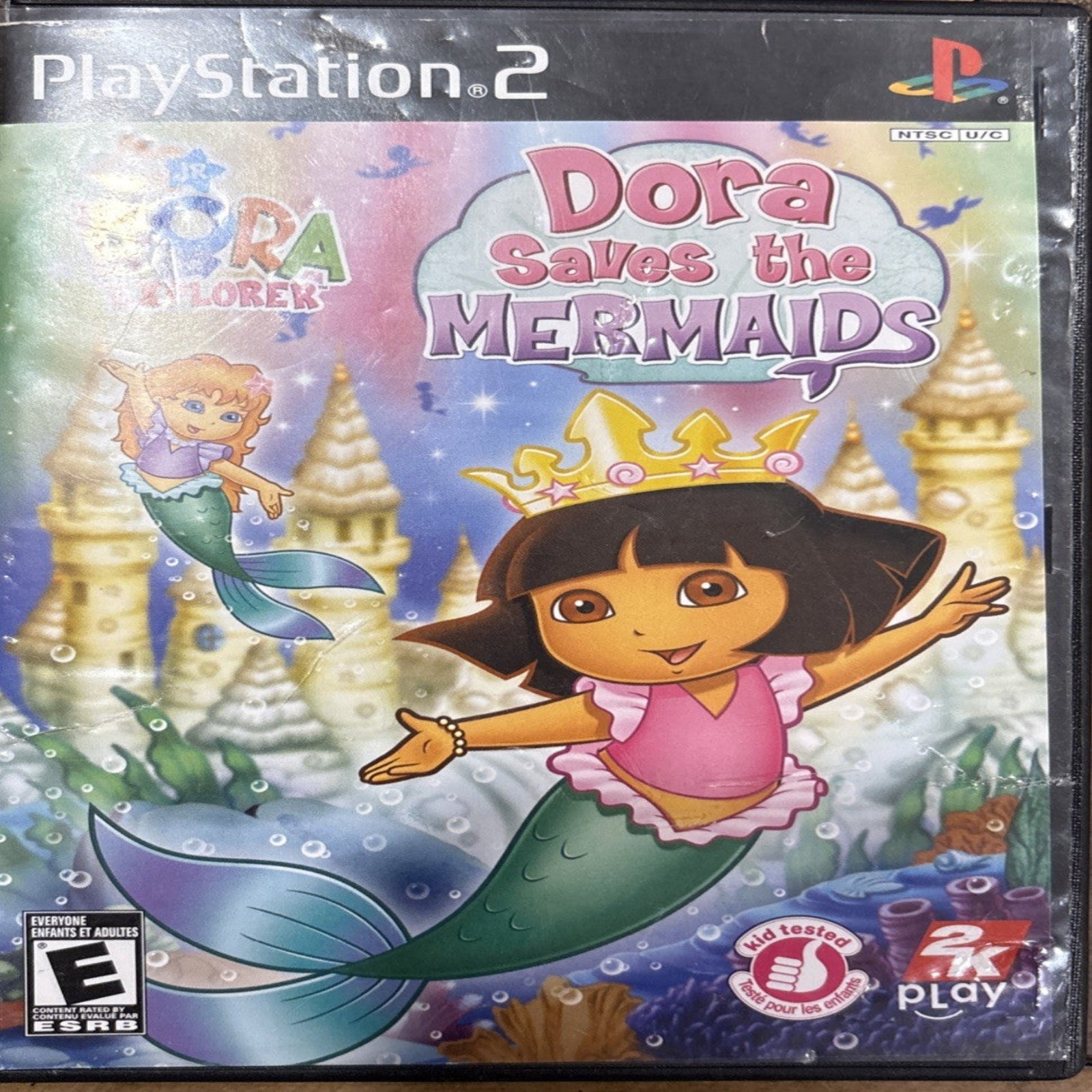 Dora Saves the Mermaids Playstation 2 case