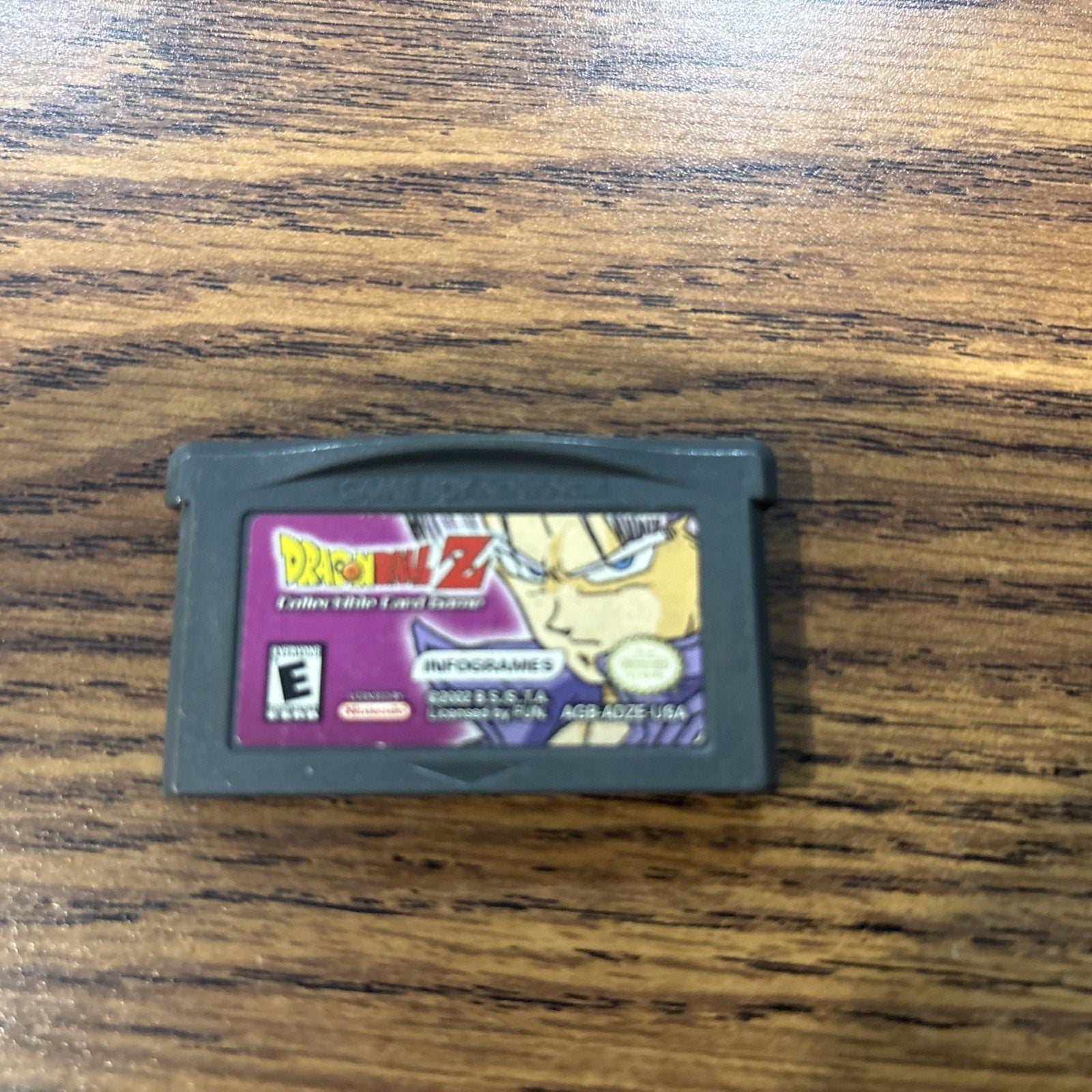 Dragon Ball Z: Collectible Card Game Game Boy Advance game cartridge
