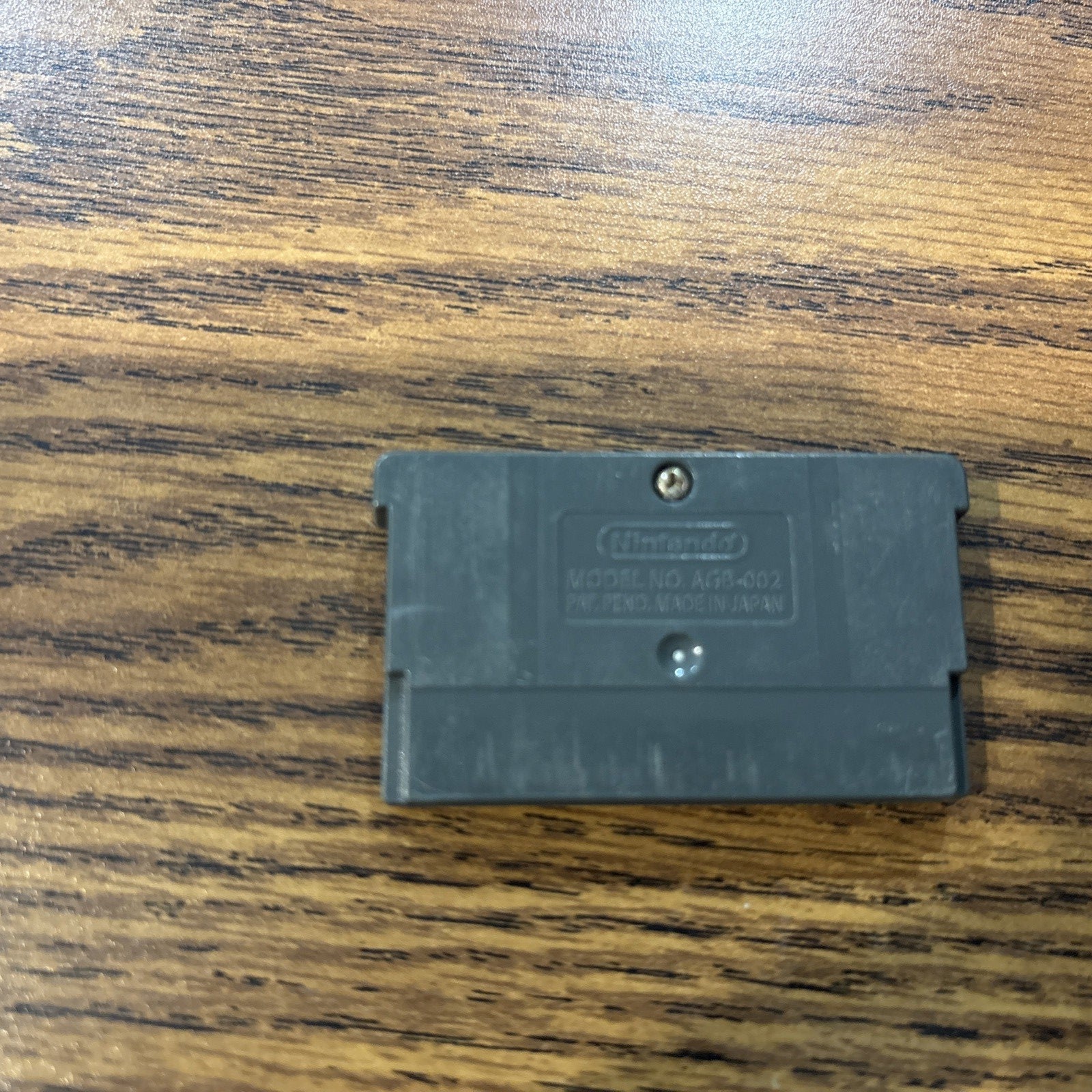 Back of Dragon Ball Z: Collectible Card Game Game Boy Advance game cartridge 