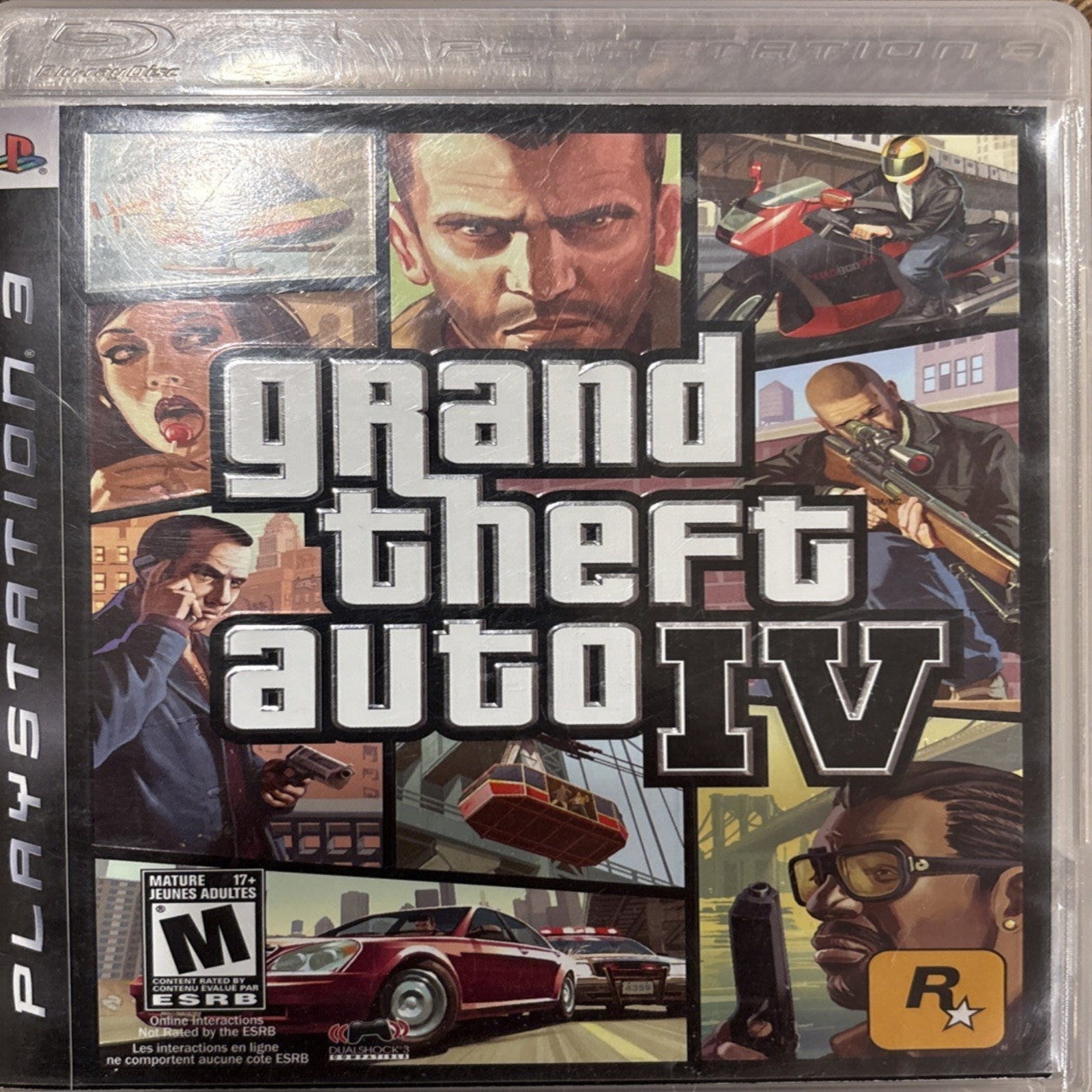 Grand Theft Auto IV PlayStation 3 case