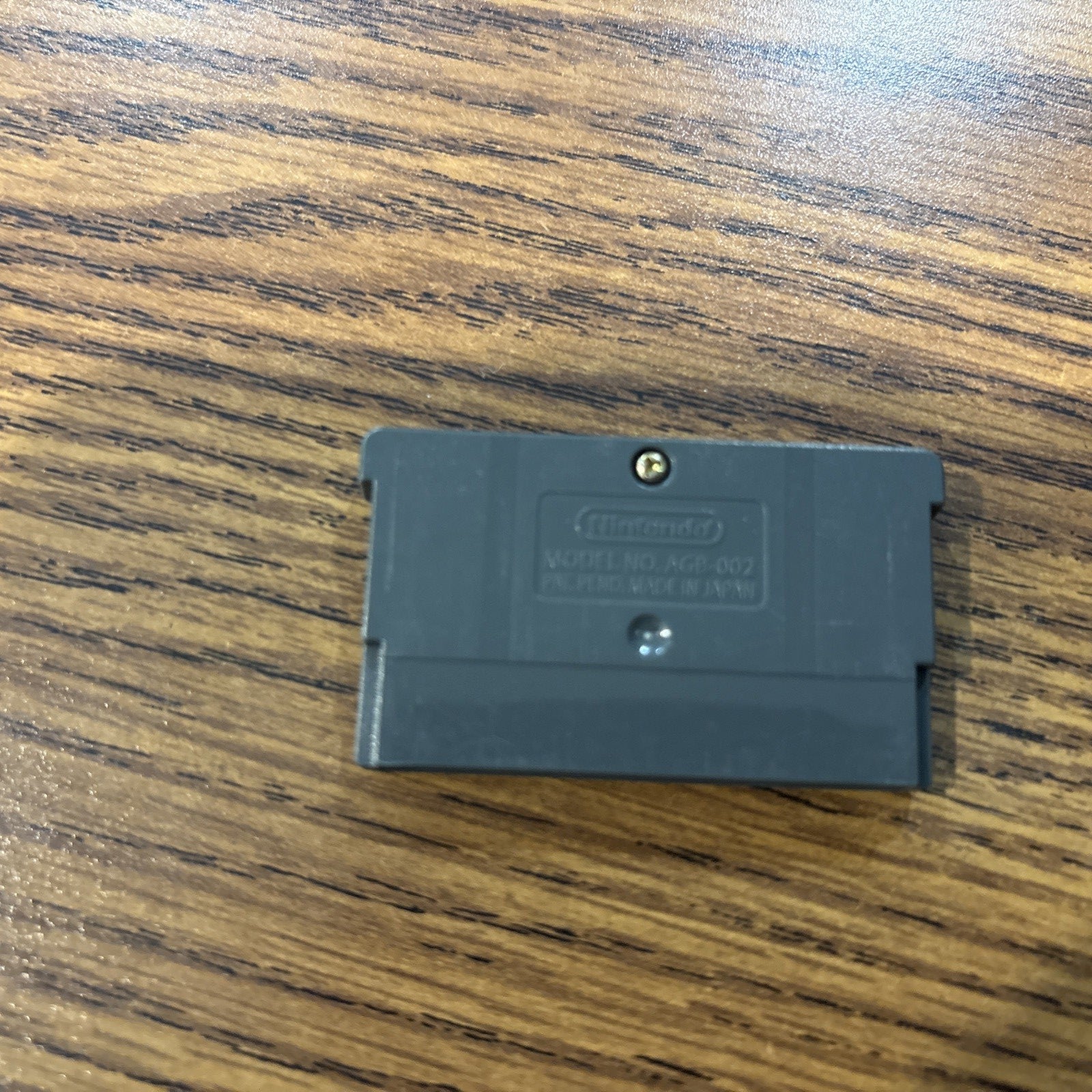 Back of Harry Potter and the Chamber of Secrets Game Boy Advance game cartridge