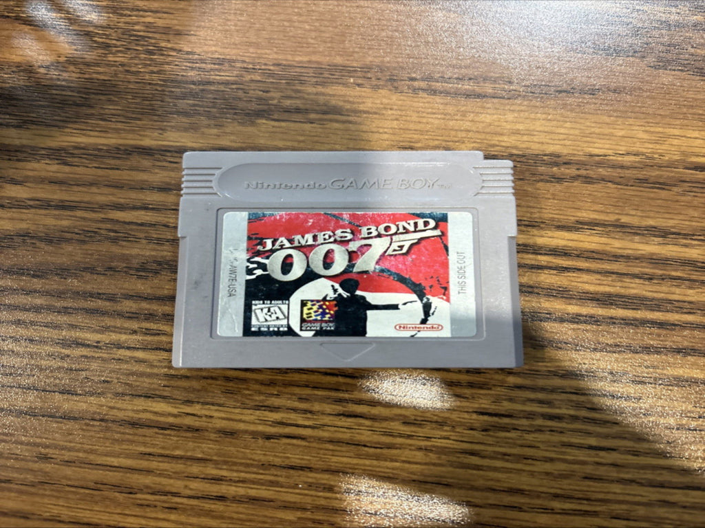 James Bond 007 Game Boy game cartridge surface