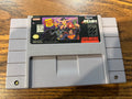 Super Nintendo Entertainment System game cartridge for Justice League Task Force