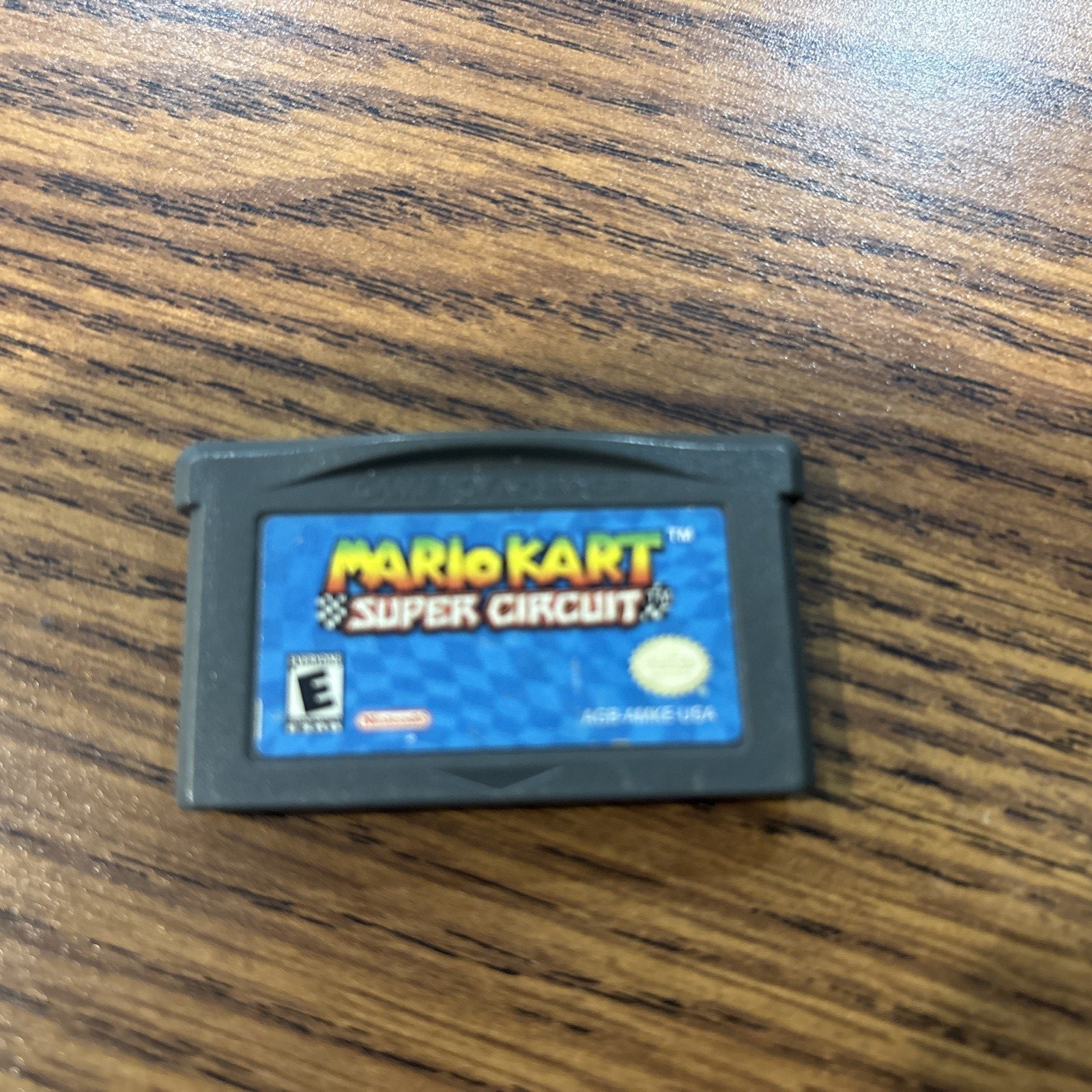 Mario Kart Super Circuit Game Boy Advance game cartridge