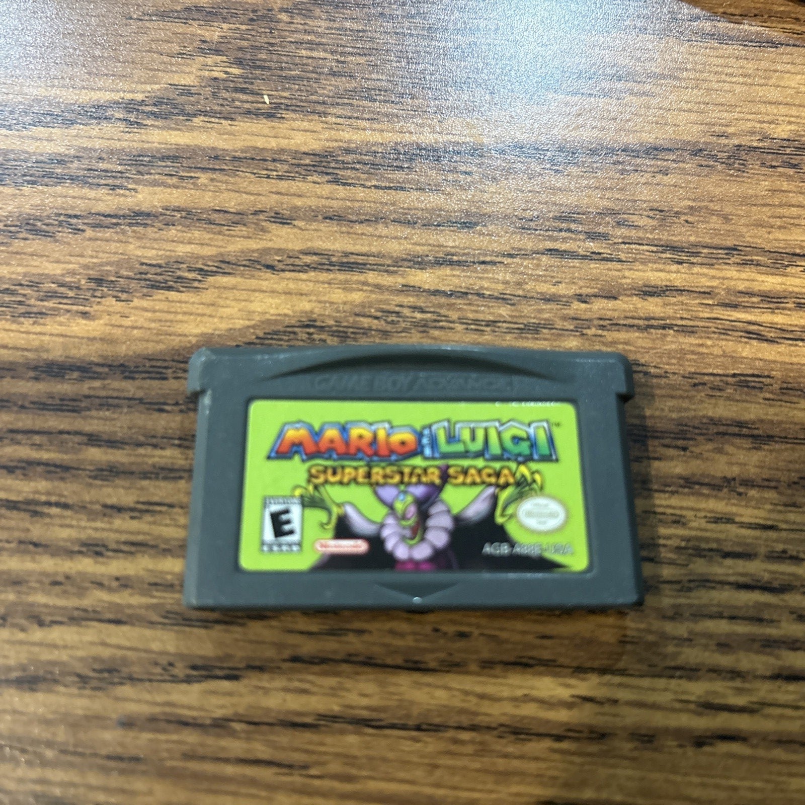 Mario & Luigi Superstar Saga Game Boy Advance game cartridge
