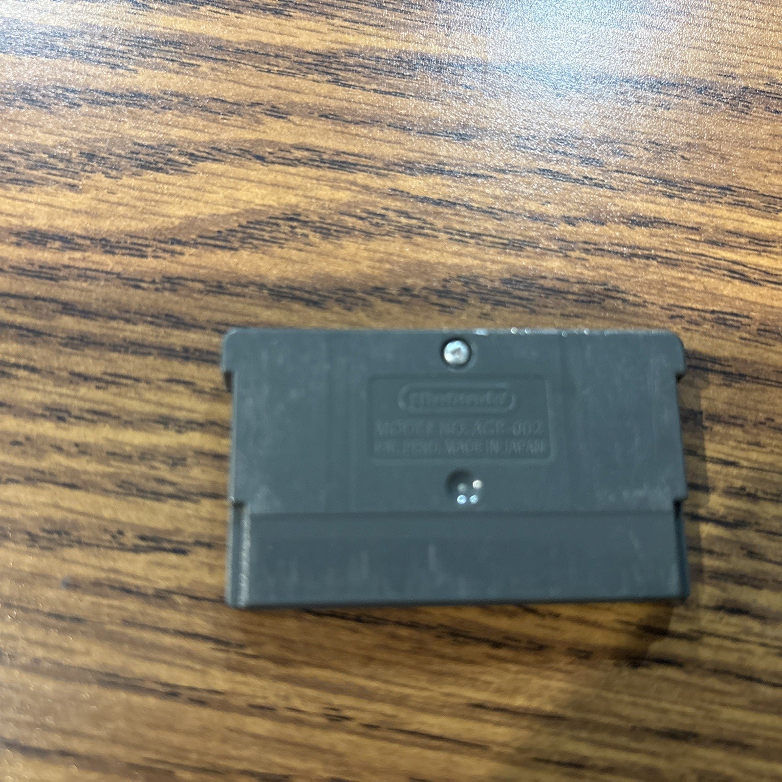 Back of Mario & Luigi Superstar Saga Game Boy Advance game cartridge