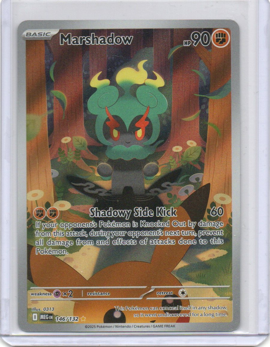 Front of Marshadow holo card