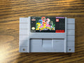 Super Nintendo Entertainment System game cartridge of Mighty Morphin Power Rangers