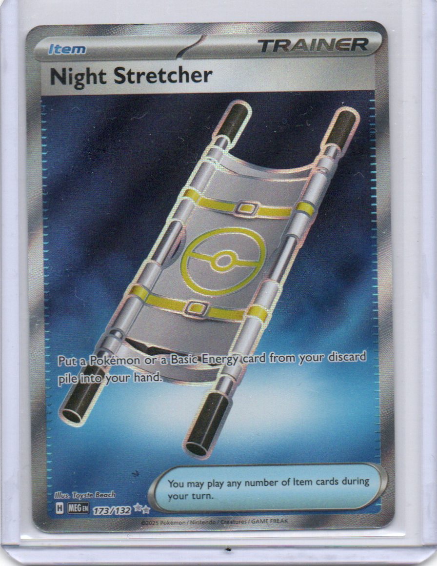 Front of Night Stretcher holo card