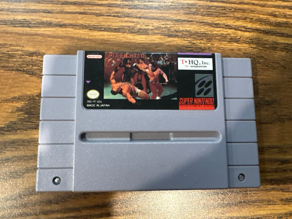 Super Nintendo Entertainment System game cartridge for Pit-Fighter