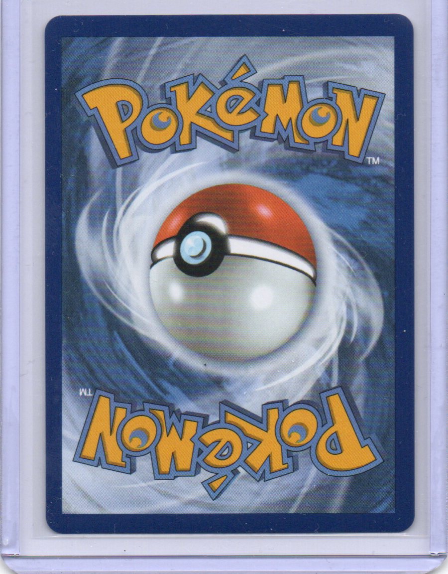 Back of Shuckle #136 holo card