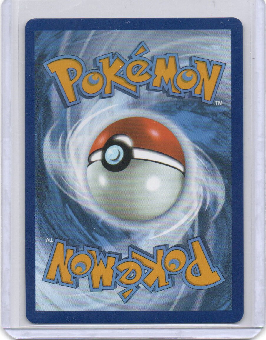 Back of Steelix #150 holo card