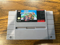 Super Nintendo Entertainment System game cartridge of 'Super Mario Kart'