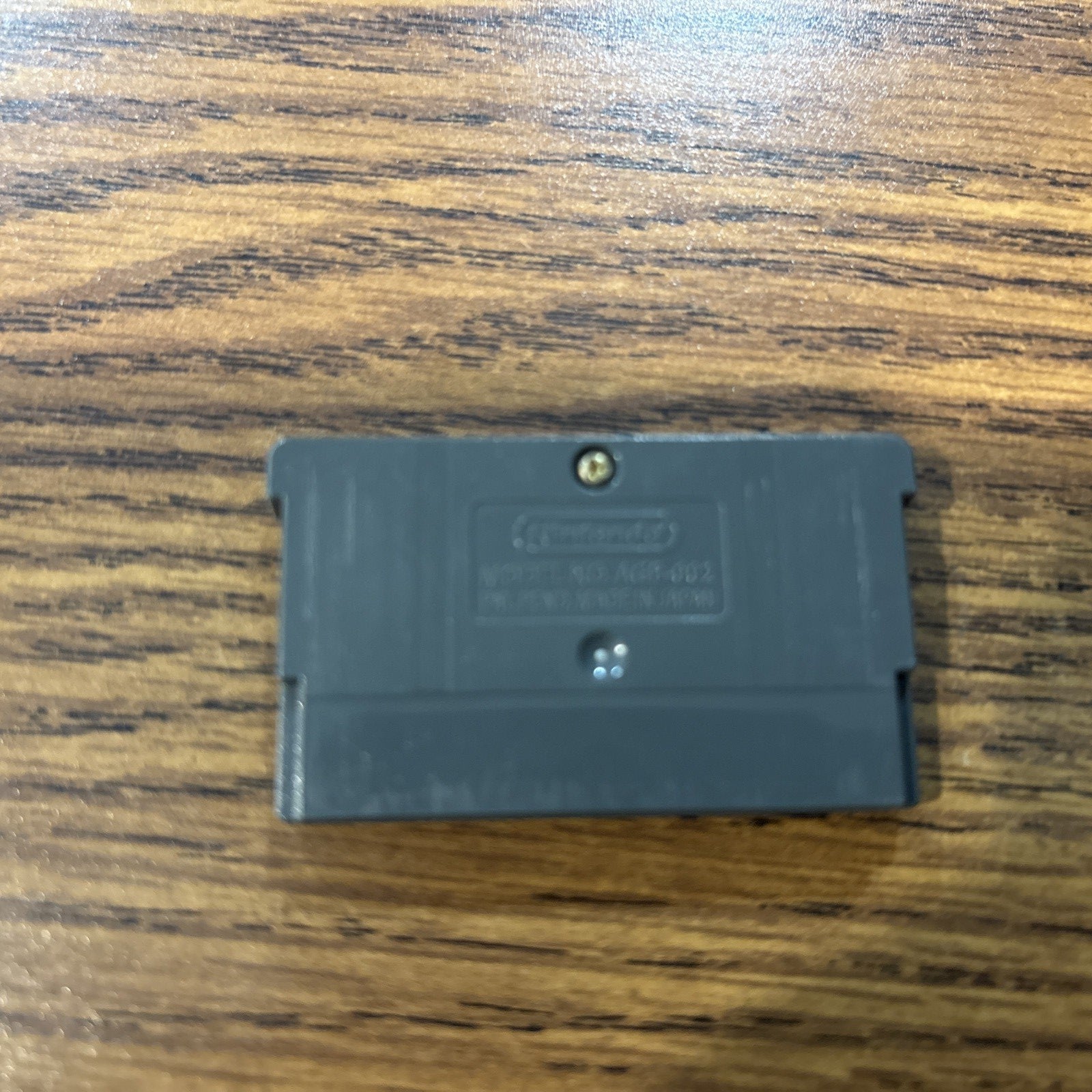 Back of Yoshi's Island Super Mario Advance Game Boy Advance game cartridge