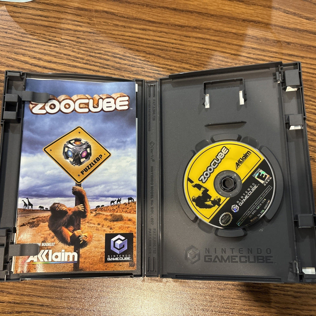 Inside of Zoocube GameCube case